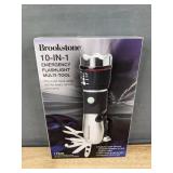 Brookstone 10-in-1 Emergency Flashlight Multi-Tool - Brand New