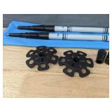 HOTTEK Trekking Poles, 39-53 in with Accessories $69 Retail - Brand New *B