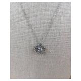 ARRIA Premium White and 14K Gold Pendant Necklace - Brand New