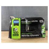 2 Boxes Disposable Nitrile Gloves, Medium, XL - Brand New