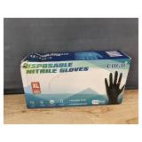 2 Boxes Disposable Nitrile Gloves, Medium, XL - Brand New