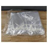 60 Pack Clear Plastic Garment Bags - Brand New