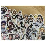 50 Anime Maid Character Stickers - Brand New