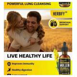 Herbify Mullein Drops 4 oz, Immune & Lung Support Supplement $36 Retail - Brand New
