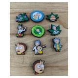 10 Rick and Morty Shoe Charms - Brand New