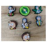 10 Rick and Morty Shoe Charms - Brand New