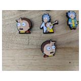 10 Rick and Morty Shoe Charms - Brand New