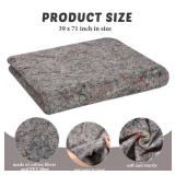 24 Moving Blankets 39x71 Inch Cotton PET Fiber Professional Pads $65 Retail - Brand New *B