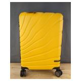 VANKEAN 20 Inch Carry-On Spinner Hard Shell Luggage in Yellow - New *B