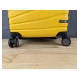 VANKEAN 20 Inch Carry-On Spinner Hard Shell Luggage in Yellow - New *B