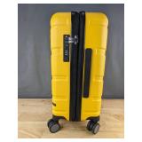 VANKEAN 20 Inch Carry-On Spinner Hard Shell Luggage in Yellow - New *B