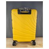 VANKEAN 20 Inch Carry-On Spinner Hard Shell Luggage in Yellow - New *B