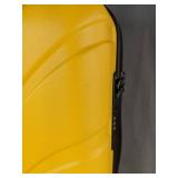 VANKEAN 20 Inch Carry-On Spinner Hard Shell Luggage in Yellow - New *B