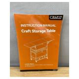 Craft Storage Table in White - New *B