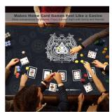 Portable Poker Table Mat, 70" x 35" with Carrying Case - Brand New *B