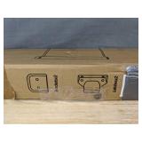 White 37" x 200" Retractable Pet and Baby Safety Gate - Brand New *B