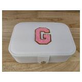Jewelry Box with Pink G Initial - Brand New *B