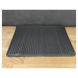 Gray Silicone Electric Stove Cover / Dish Drying Mat 27.75 x 20 in - Brand New *B