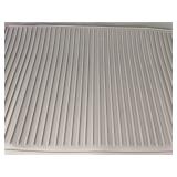 Gray Silicone Electric Stove Cover / Dish Drying Mat 27.75 x 20 in - Brand New *B