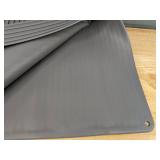 Gray Silicone Electric Stove Cover / Dish Drying Mat 27.75 x 20 in - Brand New *B