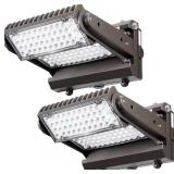 2 Rotatable 150W LED Wall Pack Lights, Dusk to Dawn - Brand New *B