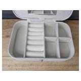 White Jewelry Box with D Patch - Brand New *B