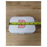 White Jewelry Box with D Patch - Brand New *B