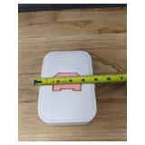 White Jewelry Box with D Patch - Brand New *B