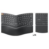 ProtoArc EK04 Ergonomic Wireless Keyboard, $70 Retail - Brand New *B