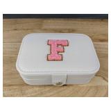 White Jewelry Box with Pink 
