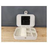 White Jewelry Box with Pink 