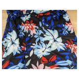 Womens Sleeveless Floral Dress Small Blue Black Red White - Brand New *B