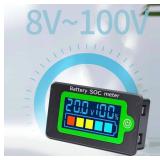 2 Battery SOC Meter PZEM-009, DC 8-100V - Brand New *B