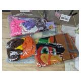 Assorted Birthday and Holiday Party Decor, Signs, Banners, and Cosmetic Bags - Brand New *B