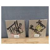 Assorted Birthday and Holiday Party Decor, Signs, Banners, and Cosmetic Bags - Brand New *B