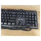 NPET K10 Wired Gaming Keyboard, LED Backlit - Brand New *B