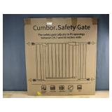 Cumbor Safety Gate, Adjustable 29.7"-46" Wide - Brand New *B