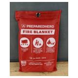 Prepared Hero Fire Blanket, Woven Fiberglass, 39" x 39", EN 1869:2019 - New