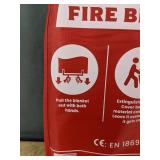 Prepared Hero Fire Blanket, Woven Fiberglass, 39" x 39", EN 1869:2019 - New
