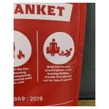Prepared Hero Fire Blanket, Woven Fiberglass, 39" x 39", EN 1869:2019 - New