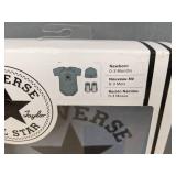 Converse All Star 0-3 Months Newborn 3-Piece Gift Set - Brand New