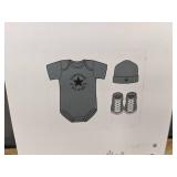 Converse All Star 0-3 Months Newborn 3-Piece Gift Set - Brand New