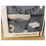 Converse All Star 0-3 Months Newborn 3-Piece Gift Set - Brand New