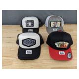 4 Texas Trucker Hats Adjustable Snapback Mesh Caps - Brand New