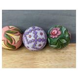 6 Jim Shore Blossoms of Spring Decorative Eggs - Brand New