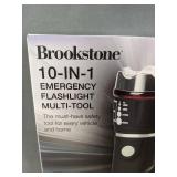 Brookstone 10-in-1 Emergency Flashlight Multi-Tool - Brand New