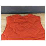 Original Use Orange Quilted Vest Size Medium - Brand New