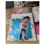 Assorted Birthday Decorations and Party Supplies - Brand New