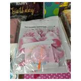 Assorted Birthday Decorations and Party Supplies - Brand New