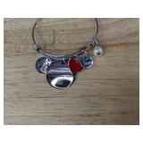 Bracelet with Charms and Best Friend Evil Eye Bracelet Set - Brand New